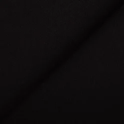 Viskose Stoff Piqué Doppelgewebe uni Schwarz 150 cm breit