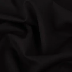 Viskose Stoff Piqué Doppelgewebe uni Schwarz 150 cm breit