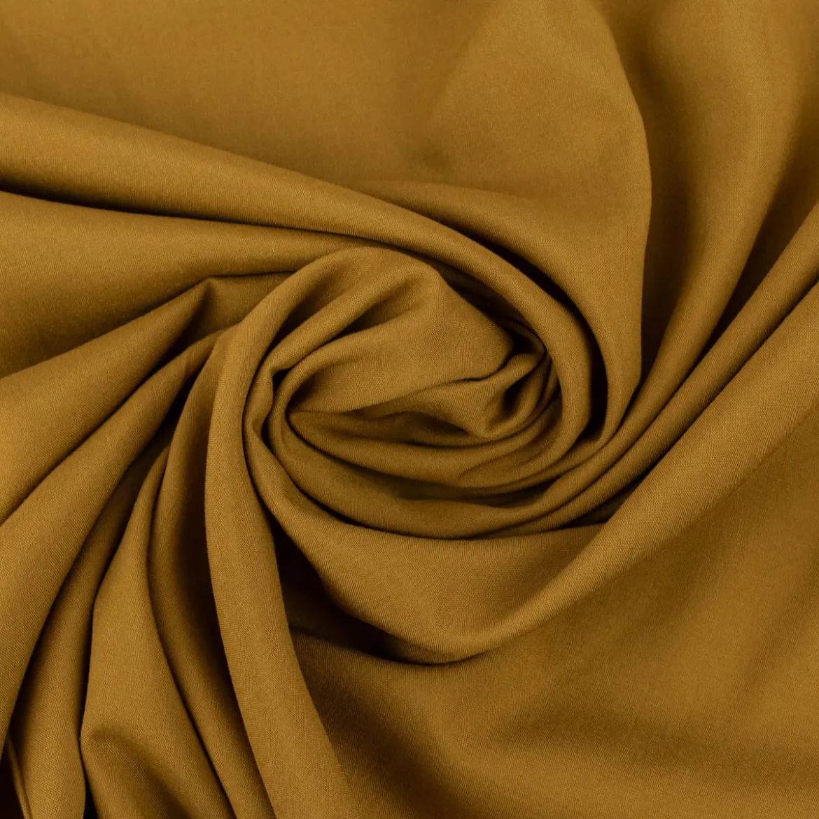 Viskose Stoff Radiance Meterware für Bekleidung uni oliv grün 1,40m Breite