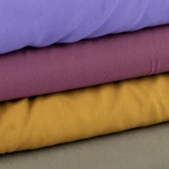 Viskose Stoff Radiance Meterware für Bekleidung uni oliv grün 1,40m Breite
