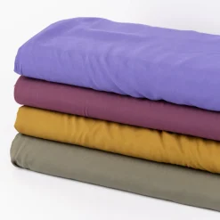 Viskose Stoff Radiance Meterware für Bekleidung uni oliv grün 1,40m Breite