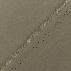 Viskose Stoff Radiance Meterware für Bekleidung uni rauch grün 1,40m Breite