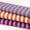 Viskose Stoff Slub Jersey Happy Stripes by Cherry Picking pink dunkelblau von Swafing 1,60m Breite