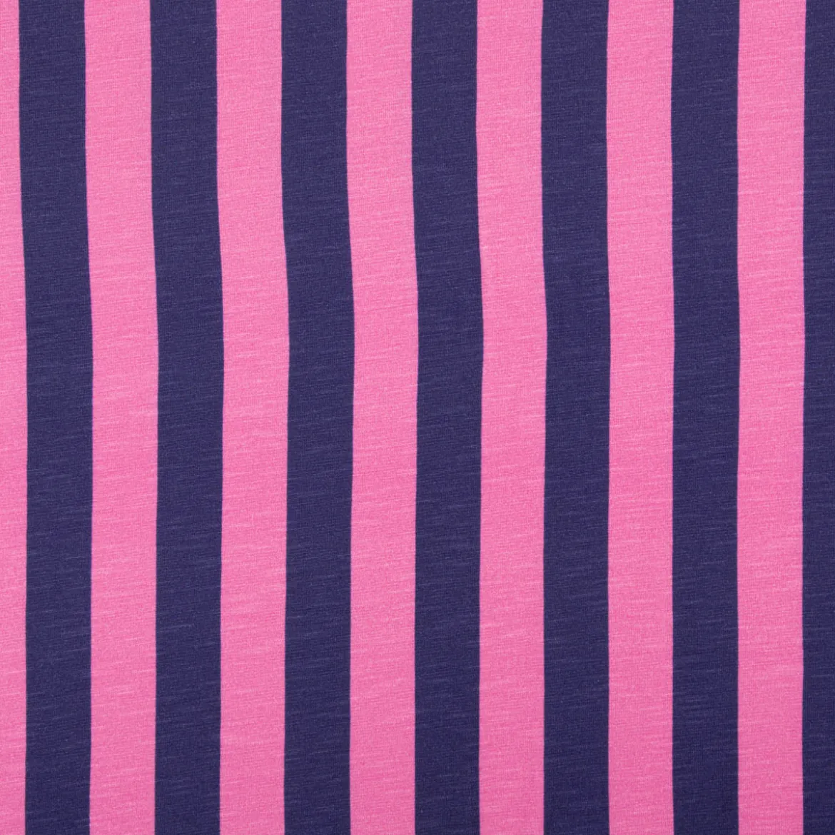Viskose Stoff Slub Jersey Happy Stripes by Cherry Picking pink dunkelblau von Swafing 1,60m Breite