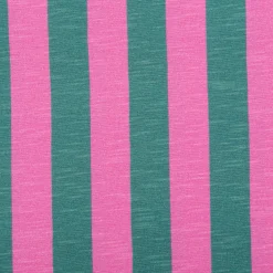 Viskose Stoff Slub Jersey Happy Stripes by Cherry Picking pink grün von Swafing 1,60m Breite