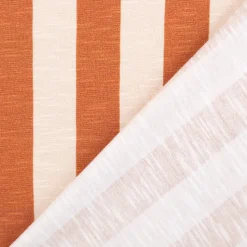 Viskose Stoff Slub Jersey Happy Stripes by Cherry Picking kupfer beige von Swafing 1,60m Breite