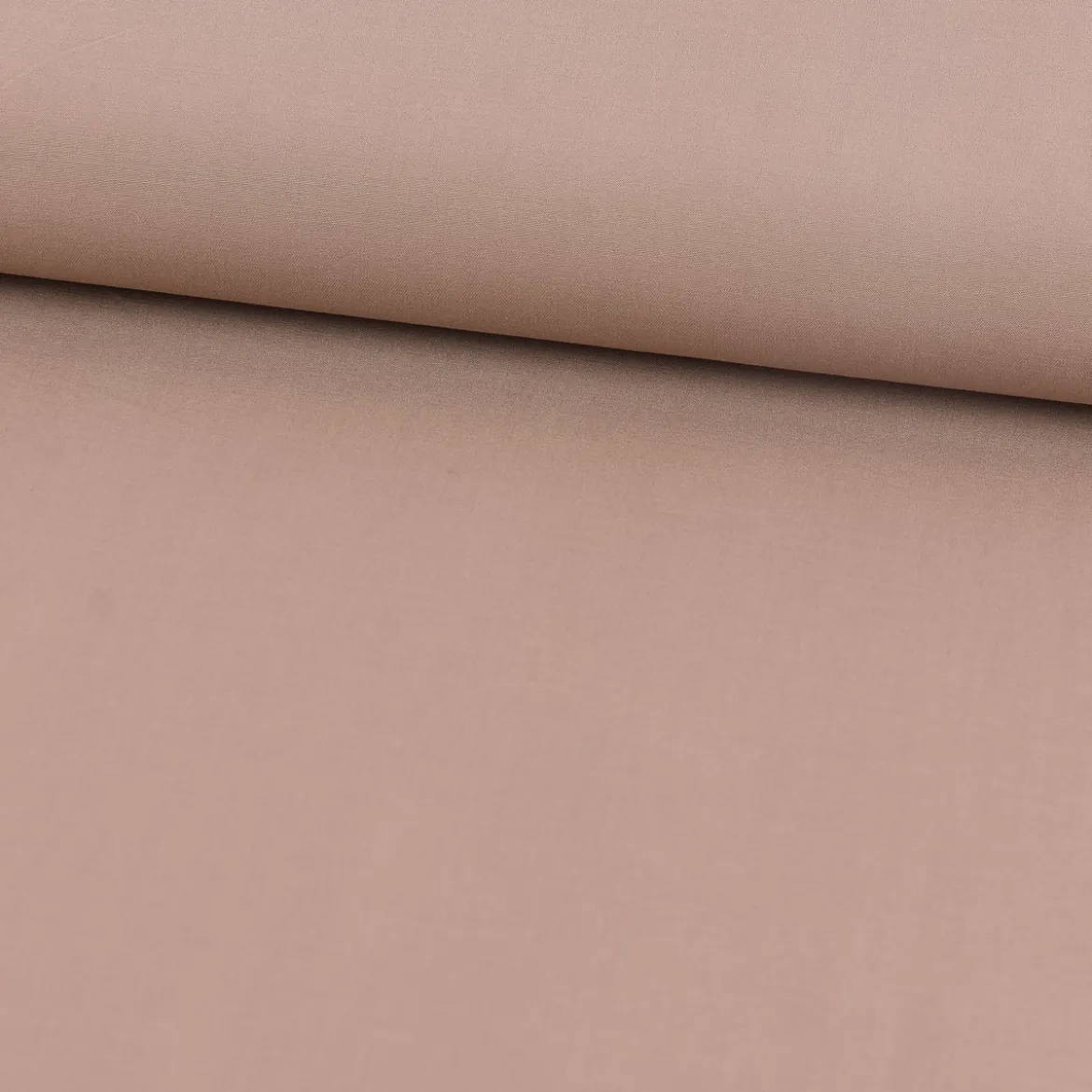 Viskose Stoff Stretch Rosella uni taupe 1,40m Breite