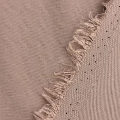 Viskose Stoff Stretch Rosella uni taupe 1,40m Breite