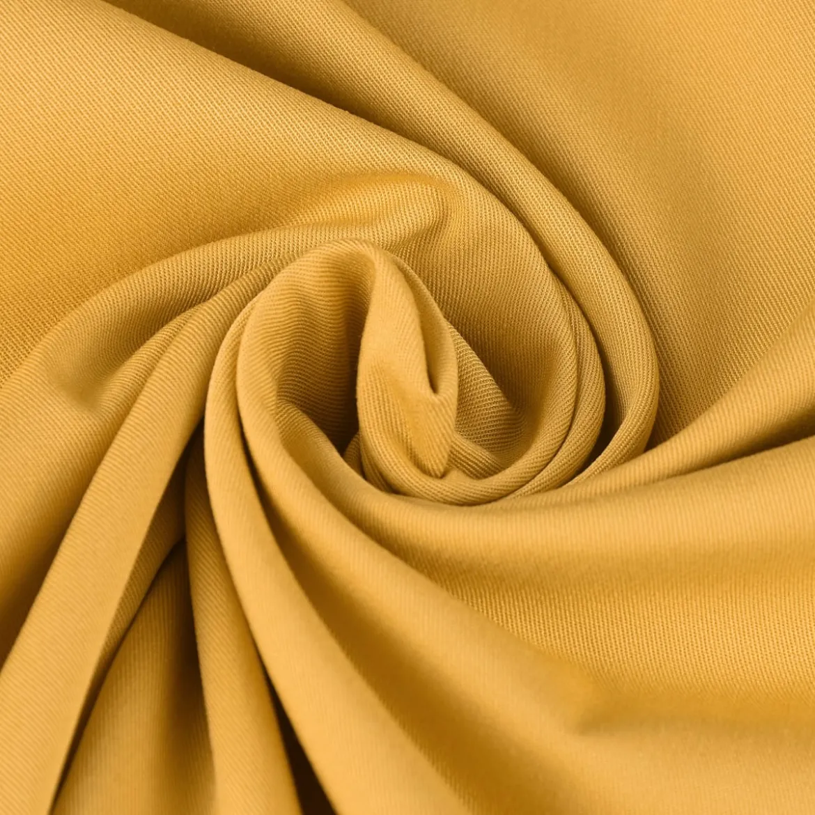 Viskose Stoff Stretch Rosella uni curry gelb 1,40m Breite
