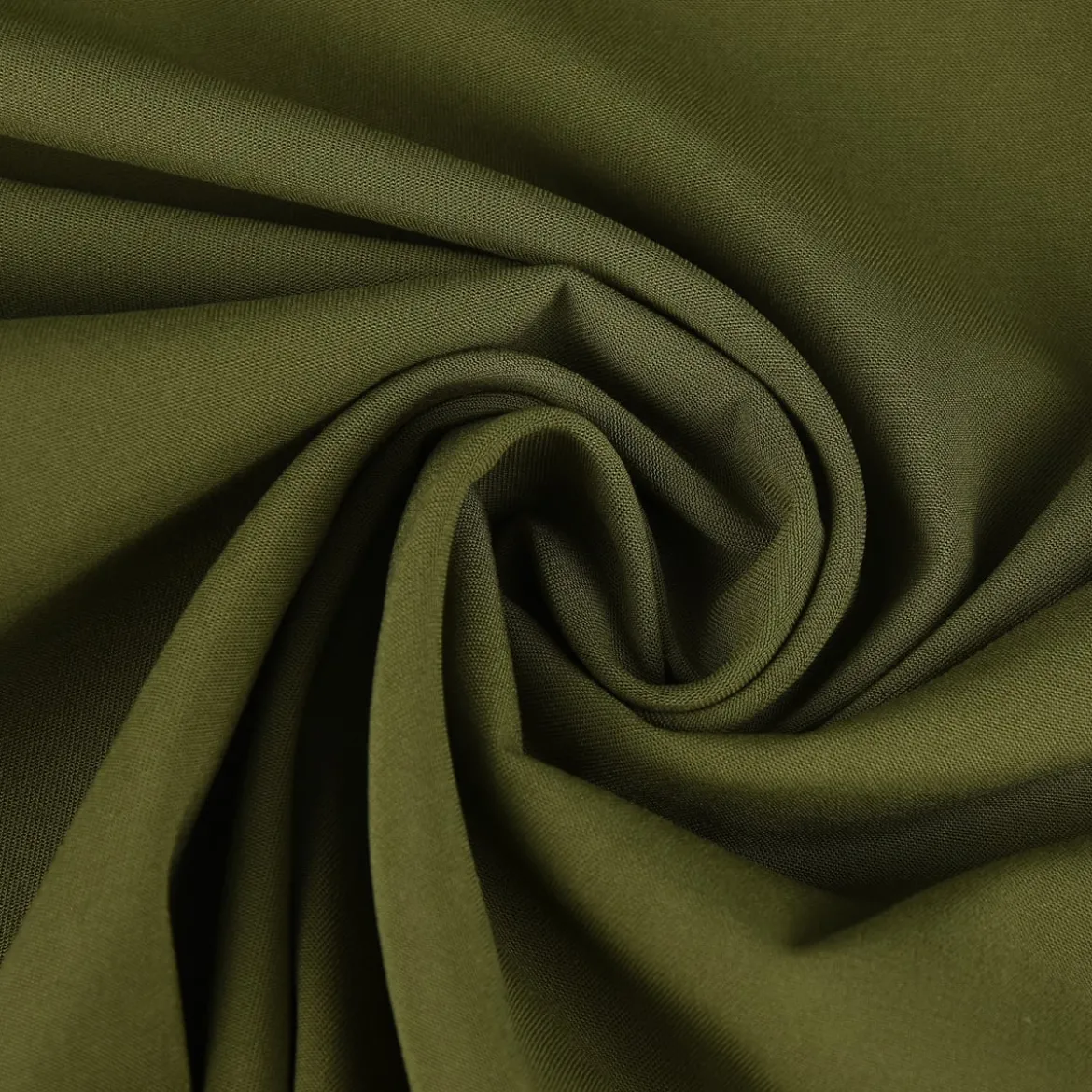 Viskose Stoff Stretch Rosella uni grün 1,40m Breite