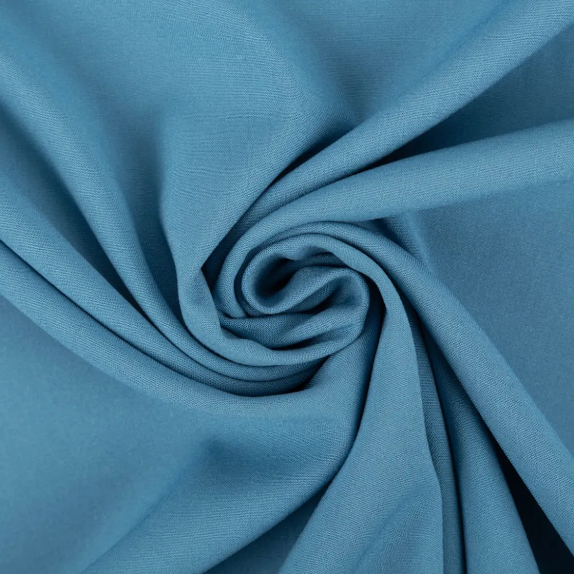 Viskose Stoff Stretch Viskosejersey Rosella uni blau 1,40m Breite