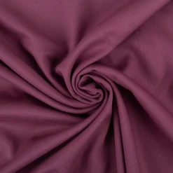 Viskose Stoff Stretch Viskosejersey Rosella uni dunkelviolett 1,40m Breite