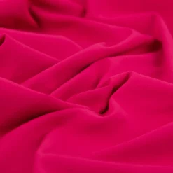 Viskose Stoff Stretch Viskosejersey Rosella uni kirschrot 1,40m Breite