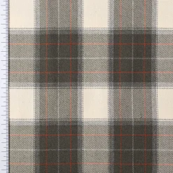 Viskose Stoff Tartan Muster Schottenkaro kariert beige grün rot 1,4m Breite