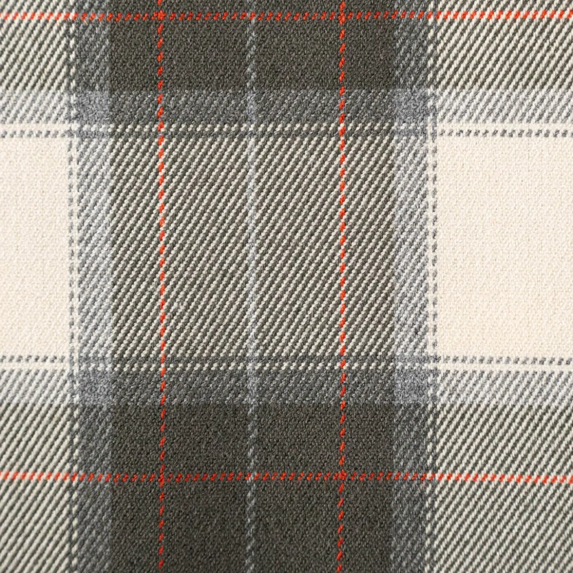 Viskose Stoff Tartan Muster Schottenkaro kariert beige grün rot 1,4m Breite