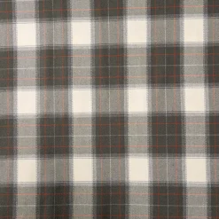 Viskose Stoff Tartan Muster Schottenkaro kariert beige grün rot 1,4m Breite