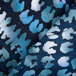 Viskose Stoff Unique Crafted Batik Viskose dunkelblau 1,37m Breite