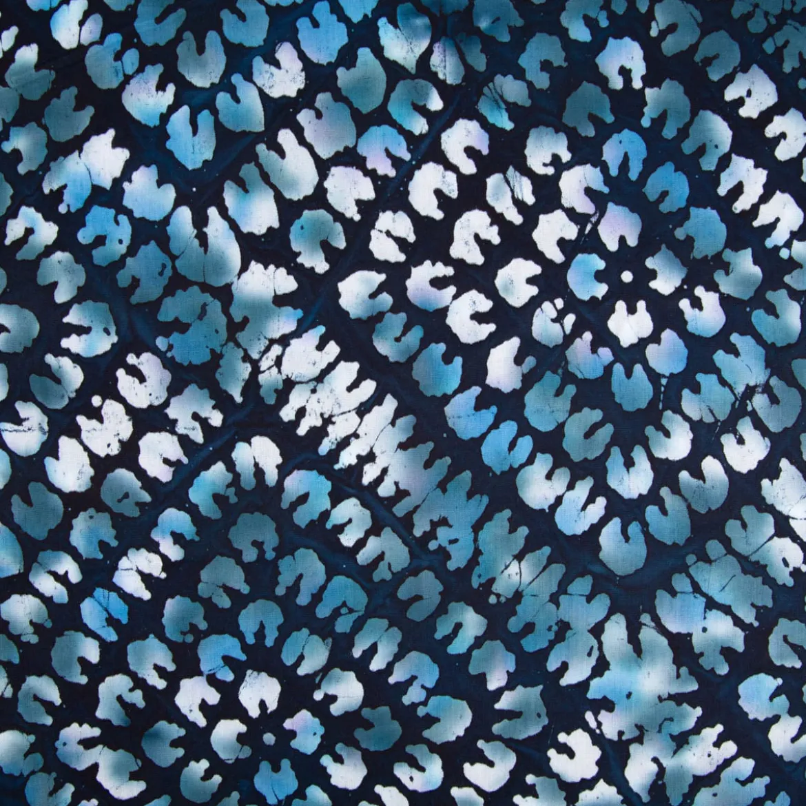 Viskose Stoff Unique Crafted Batik Viskose dunkelblau 1,37m Breite