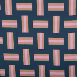 Viskose Stoff Webware Geoluxe Braid Stripe by Ki-ba-doo Streifen royalblau von Swafing 1,50m Breite