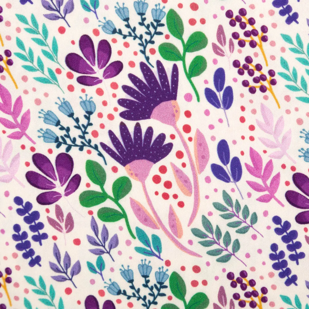 Viskose Stoff Webware In Full Bloom by Emjo-Design von Swafing natur bunt 1,50m Breite