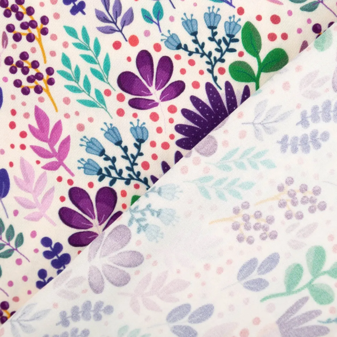 Viskose Stoff Webware In Full Bloom by Emjo-Design von Swafing natur bunt 1,50m Breite