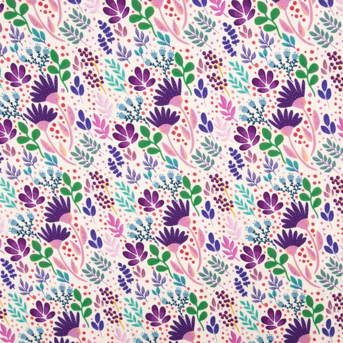 Viskose Stoff Webware In Full Bloom by Emjo-Design von Swafing natur bunt 1,50m Breite