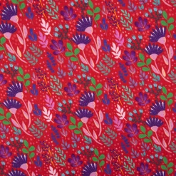 Viskose Stoff Webware In Full Bloom by Emjo-Design von Swafing rot bunt 1,50m Breite