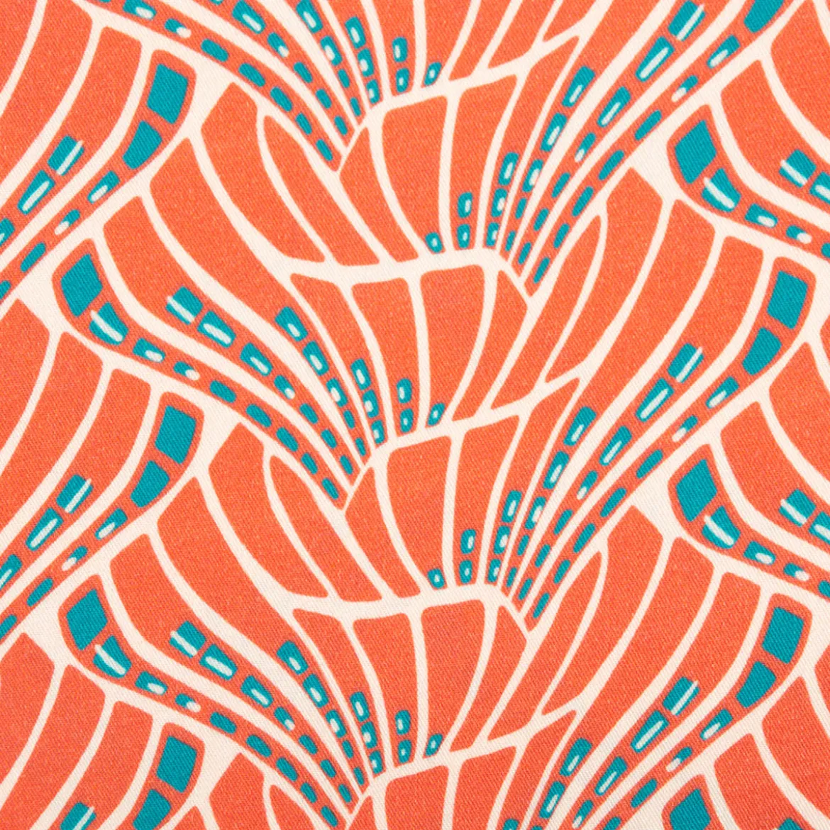 Viskose Stoff Webware Vienna Coral by Bienvenido Colorido von Swafing koralle 1,50m Breitevienna