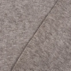 Viskose Strickstoff Feinstrick uni taupe meliert 1,50m Breite