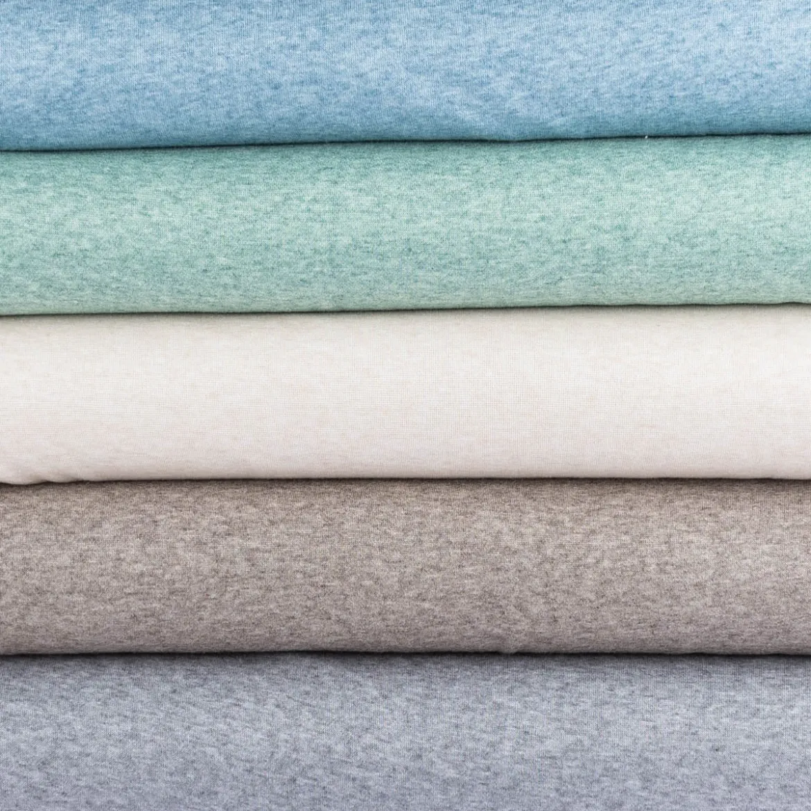 Viskose Strickstoff Feinstrick uni taupe meliert 1,50m Breite