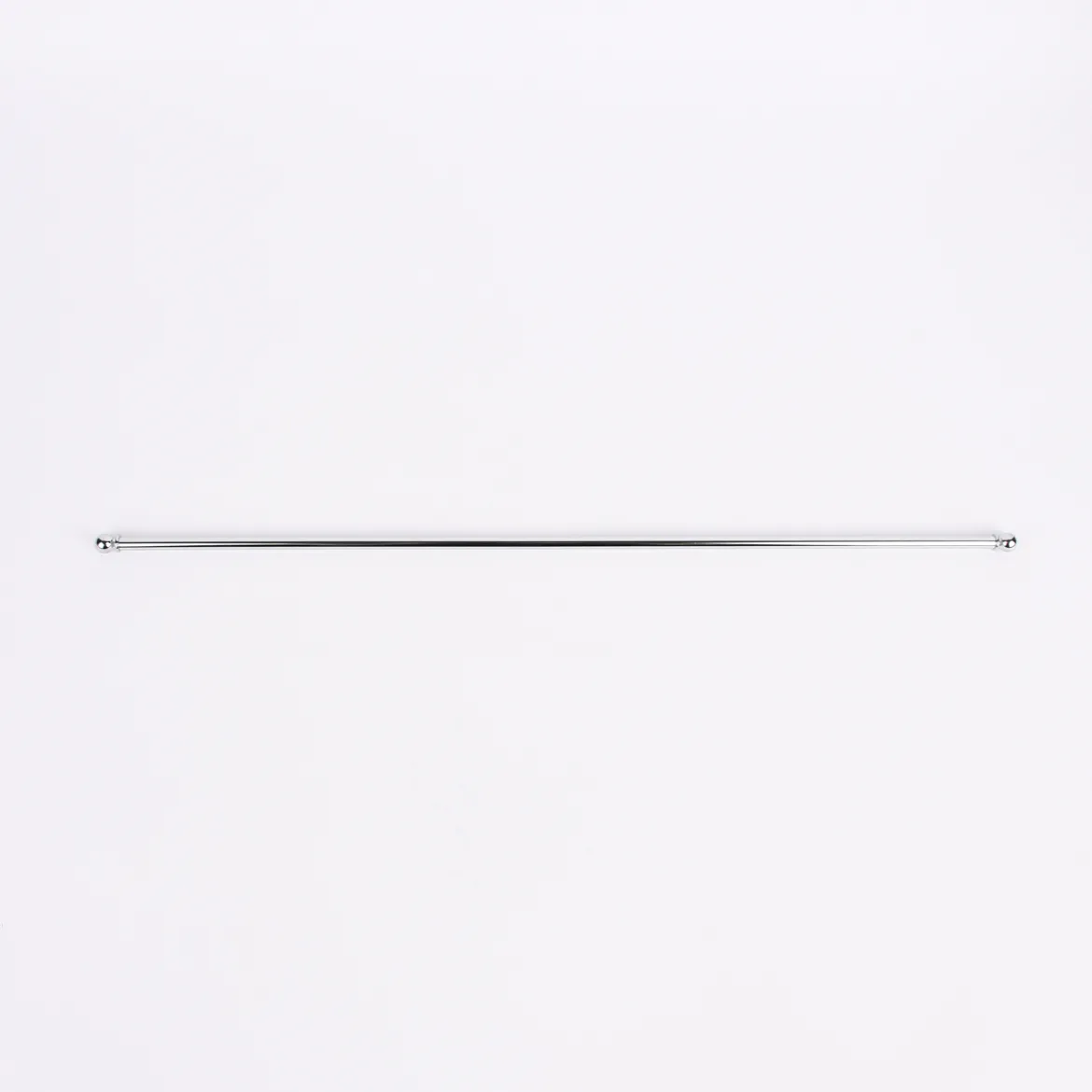 Vitragenstange Jubi Chrom silberfarbig glänzend 50-80cm