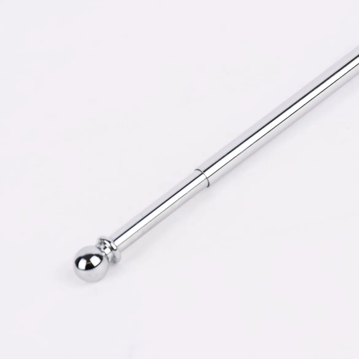 Vitragenstange Jubi Chrom silberfarbig glänzend 50-80cm