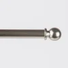 Vitragenstange Jubi Nickel silberfarbig matt 40-60cm