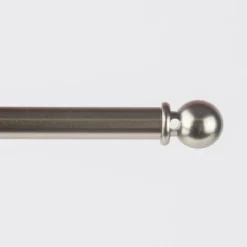 Vitragenstange Jubi Nickel silberfarbig matt 40-60cm