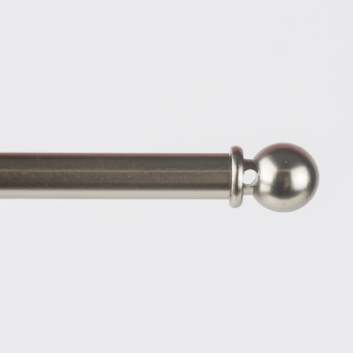 Vitragenstange Jubi Nickel silberfarbig matt 30-40cm