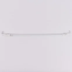 Vitragenstange Spannstange SpannLine mit Spannbügel 15mm tief weiß 50-70cm Ø13mm