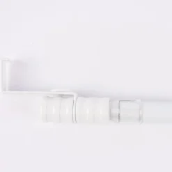Vitragenstange Spannstange SpannLine mit Spannbügel 15mm tief weiß 50-70cm Ø13mm