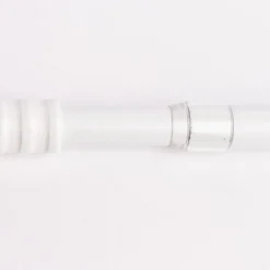 Vitragenstange Spannstange SpannLine mit Spannbügel 15mm tief weiß 50-70cm Ø13mm