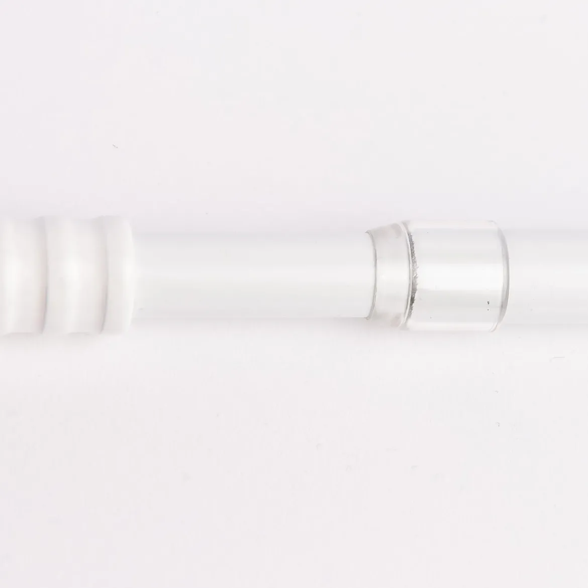 Vitragenstange Spannstange SpannLine mit Spannbügel 15mm tief weiß 90-120cm Ø13mm
