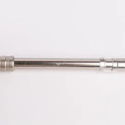 Vitragenstange Spannstange SpannLine mit Spannbügel 15mm tief silberfarbig 35-50cm Ø13mm