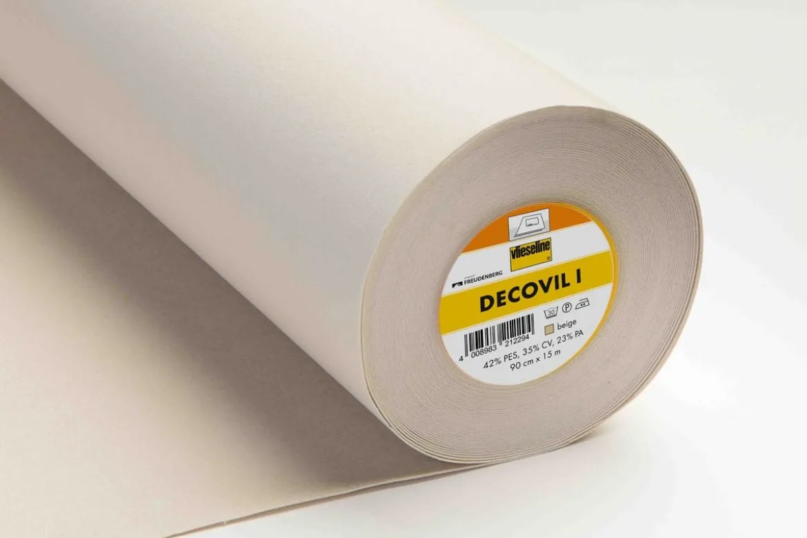Vlieseline Decovil1 fixierbar beige 90cm Breite