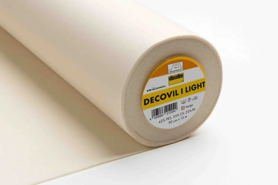 Vlieseline Decovil light beige fixierbar 90cm Breite