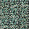 Voile Stoff Batik Blumen indigoblau 1,45m Breite