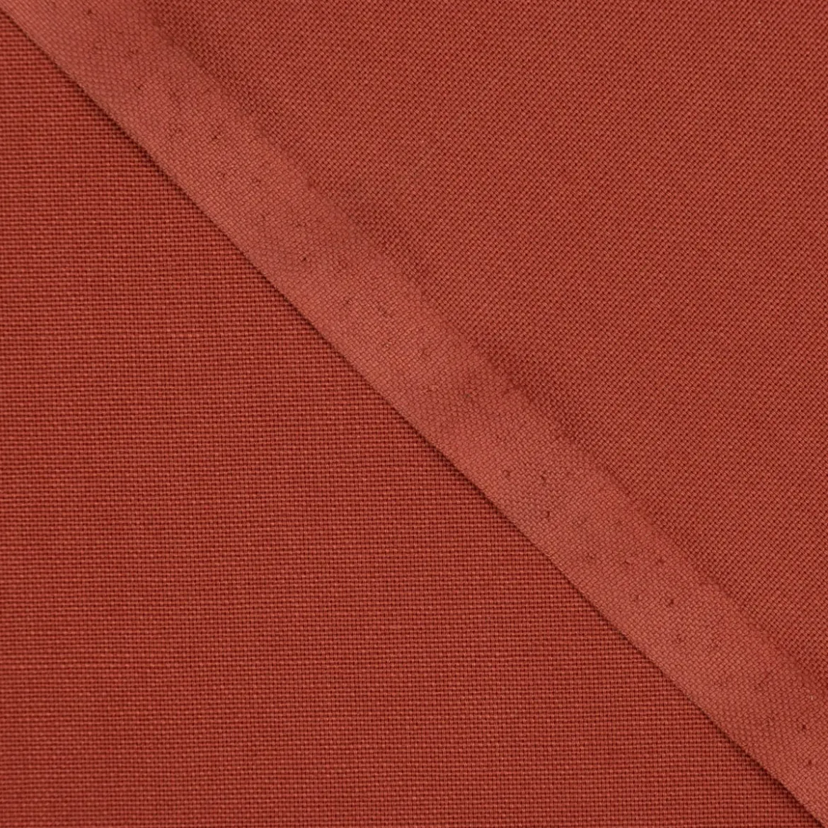 Vorhang aus Canvas einfarbig terrakotta 245cm oder Wunschlänge von SCHÖNER LEBEN.