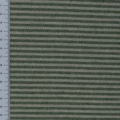 Vorhang aus Dobbystoff mit schmalen Streifen grün beige in 245cm oder Wunschlänge von SCHÖNER LEBEN.
