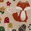 Vorhang Autumn Woodland Fox Füchse natur bunt 245cm oder Wunschlänge von SCHÖNER LEBEN.