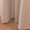 Vorhang Basic Stripe Streifen Leinenlook natur weiß in 245cm oder Wunschlänge von SCHÖNER LEBEN.