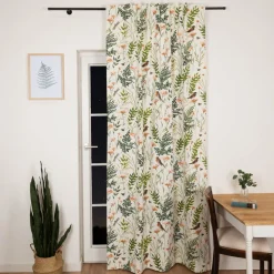 Vorhang Gardenia Blush mit Smok-Schlaufenband 245x130cm (HxB) oder Wunschmaß von SCHÖNER LEBEN.
