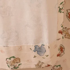 Vorhang Kinderzimmer mit Smok-Schlaufenband Dschungeltieren in 245cm oder Wunschlänge von SCHÖNER LEBEN.