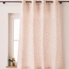 Vorhang mit Ösen Classic Little Rose Rosenblüten ecru rosa in 245cm oder Wunschlänge von SCHÖNER LEBEN.